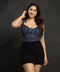 Printed Bracut Sweetheart Printed Top